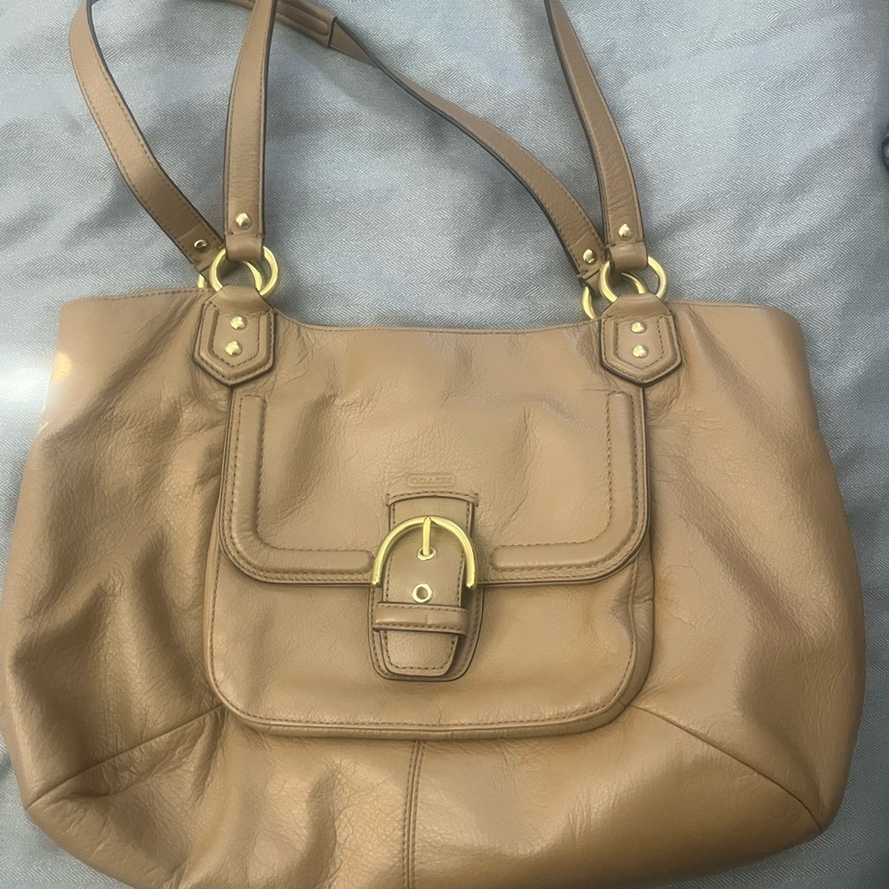 Coach Brown Leather Shoulder Bag